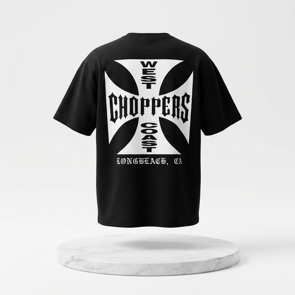Playera Oversized Premium "Iron Cross" – Estilo Streetwear