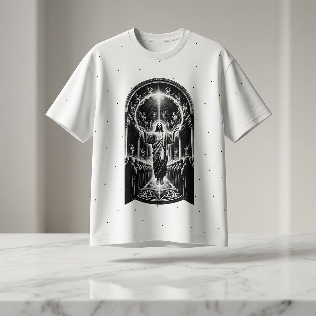 Playera Oversized Premium "Luz Eterna" Unitalla