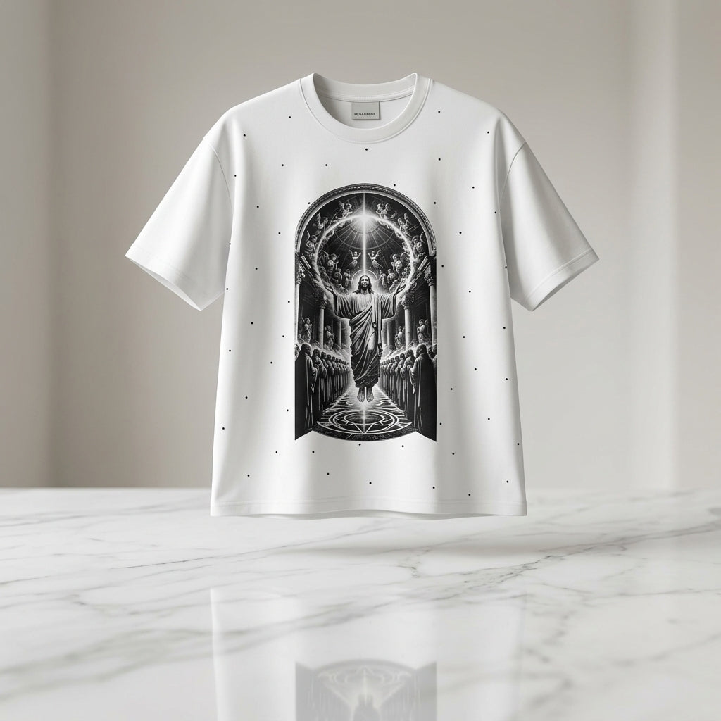 Playera Oversized Premium "Luz Eterna" Unitalla