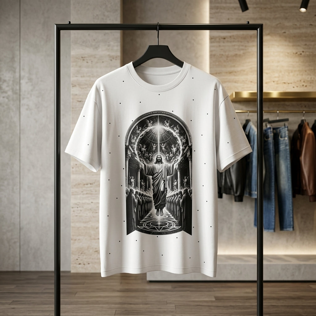 Playera Oversized Premium "Luz Eterna" Unitalla