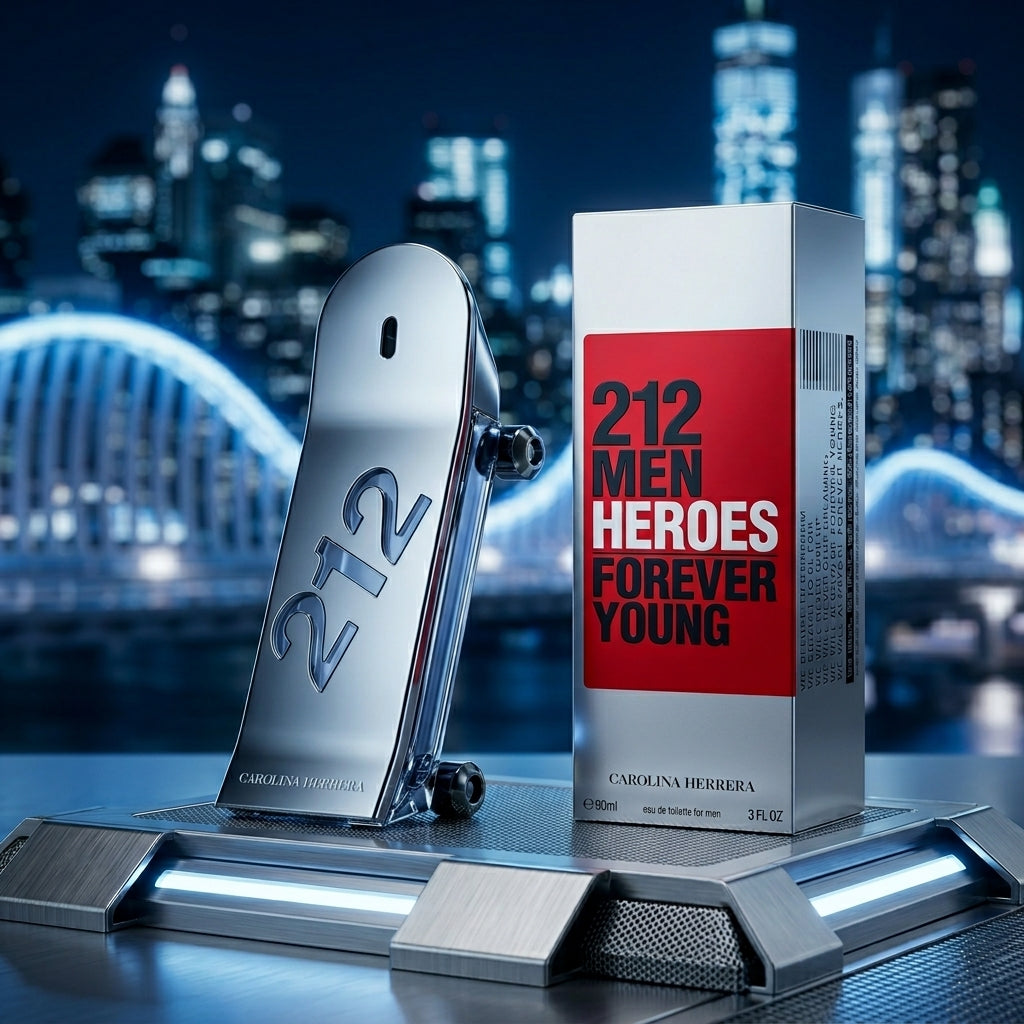 212 Men Heroes Forever Young Carolina Herrera 90ml