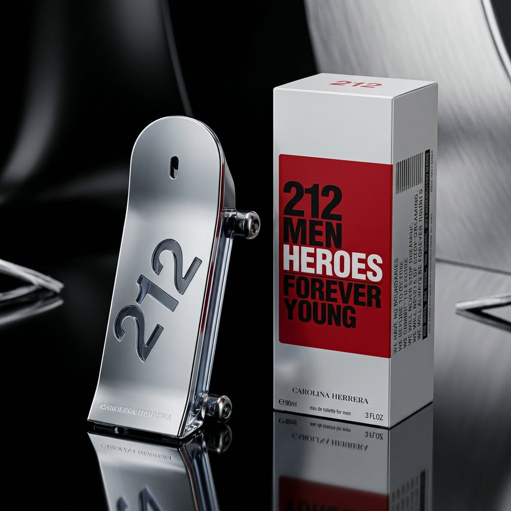 212 Men Heroes Forever Young Carolina Herrera 90ml