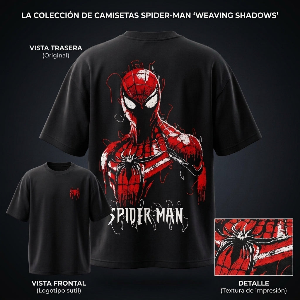 Playera Oversized Spider-Man Unitalla