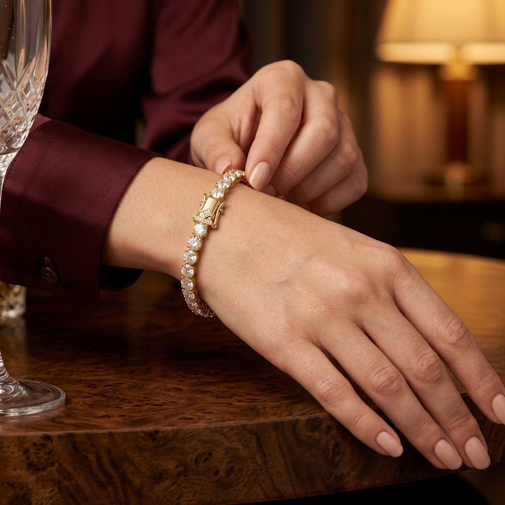 Pulsera Elegante ✨ Acero Inoxidable con Brillo Premium 💎