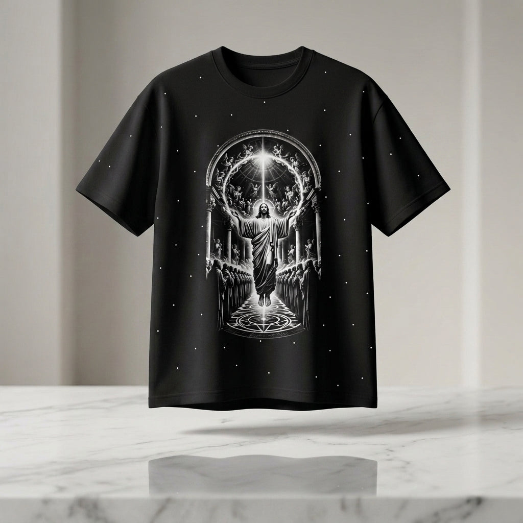 Playera Oversized Premium "Luz Eterna" Unitalla