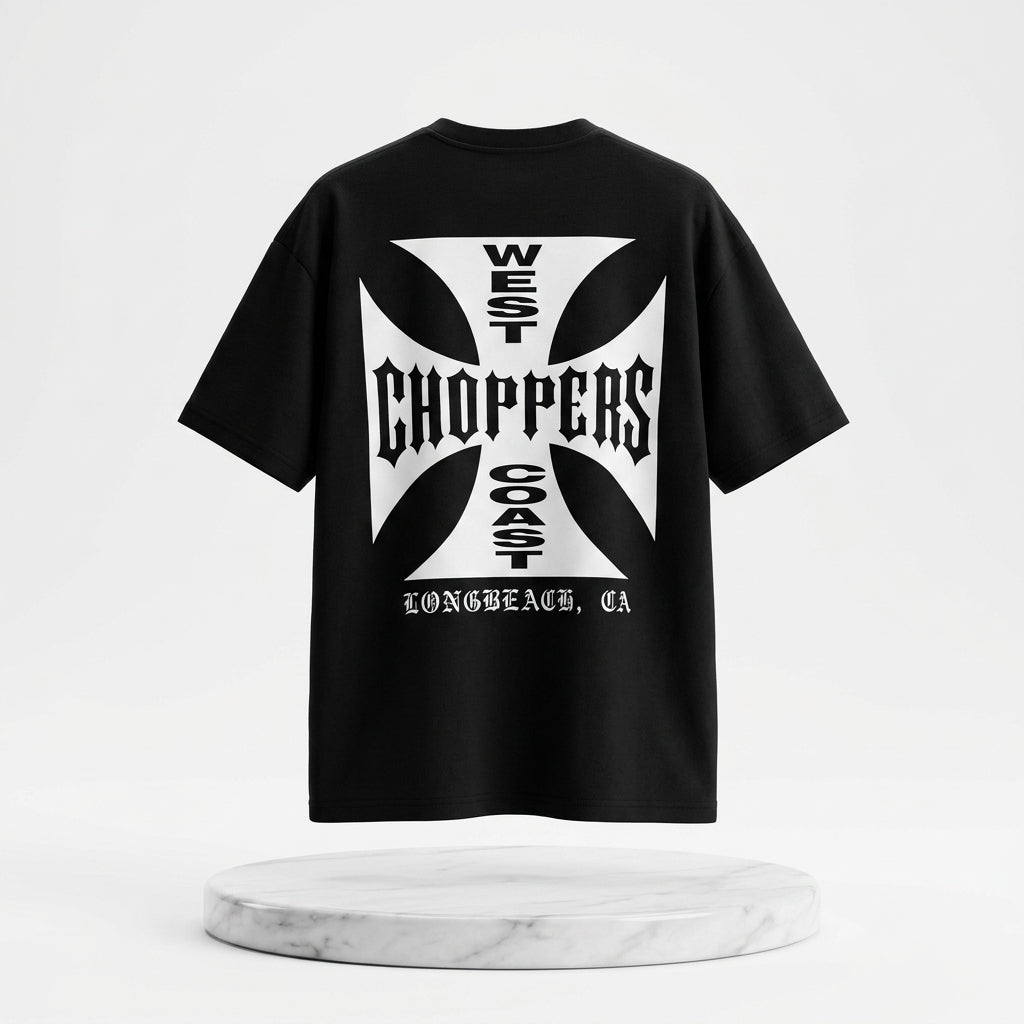 Playera Oversized Premium "Iron Cross" – Estilo Streetwear