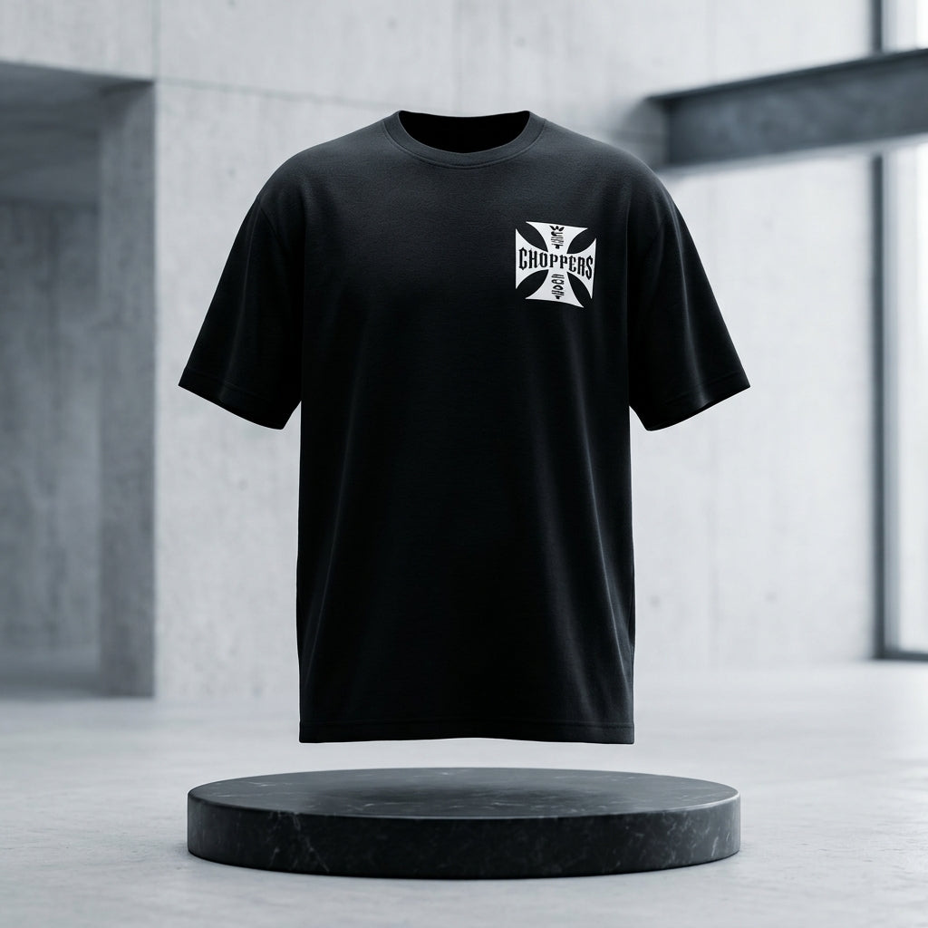 Playera Oversized Premium "Iron Cross" – Estilo Streetwear