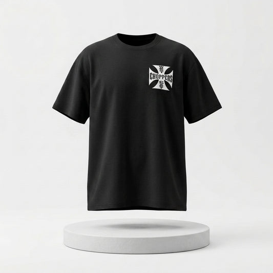 Playera Oversized Premium "Iron Cross" – Estilo Streetwear